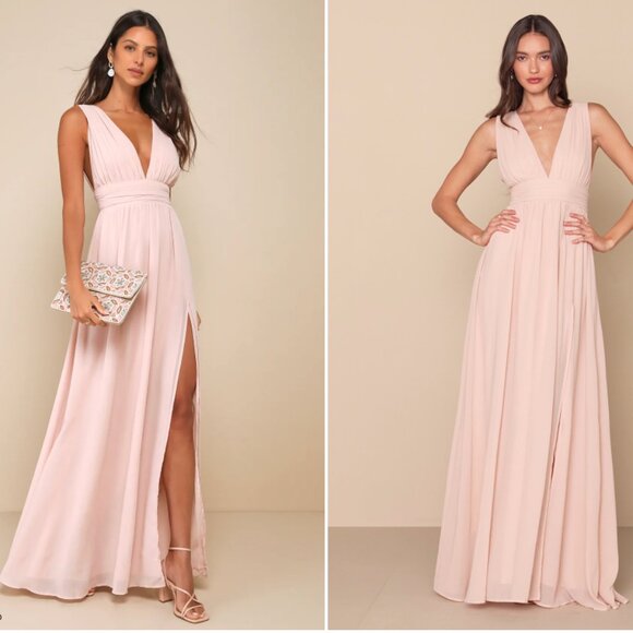 Lulus Dresses & Skirts - Lulus Heavenly Hues Blush Maxi Dress